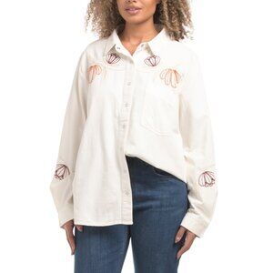 SEVENTY+MOCHI ecru Flor Ray Shirt